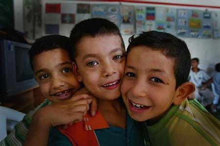 Nụ cười trẻ em Iraq.